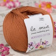 La Mia Mercerized Cotton 33580 211 Açık Kahverengi El Örgü İpi