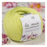 La Mia Mercerized Cotton 33587 150 Yeşil El Örgü İpi