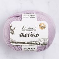 La Mia Merino 33783 L140 Lila El Örgü İpi