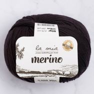 La Mia Merino 33790 L006 Siyah El Örgü İpi