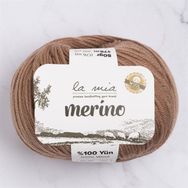 La Mia Merino 33795 L137 Kahverengi El Örgü İpi