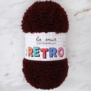 La Mia Retro LM3201 Koyu Kahverengi El Örgü İpi