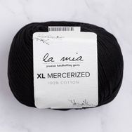 La Mia XL Mercerized 33758 1 Siyah El Örgü İpi