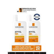 La Roche-Posay 2x50 ml Anthelios Shaka Fluid Spf 50+ Güneş Kremi