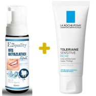La Roche Posay 40 ml Toleriane Sensitive Riche Hassas Ciltler İçin Yatıştırıcı Bakım Kremi+E2'Quality Diş Beyazlatıcı Köpük