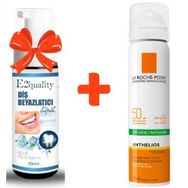 La Roche Posay Anthelios Anti Shine Mist Spf 50 75 ml Güneş Kremi+E2'Quality Diş Beyazlatıcı Köpük