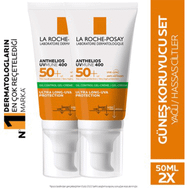 La Roche-Posay Anthelios Invisible Fluid 2x50 ml Yüz Güneş Kremi