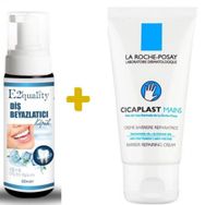 La Roche Posay Cicaplast Mains 50 ml El Bakım Kremi+E2'Quality E2'quality Diş Beyazlatıcı Köpük