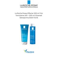 La Roche Posay Effaclar 200 ml Yüz Temizleme Jeli + 200 ml Gözenek Sıkılaştırma Etkili Tonik