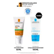 La Roche Posay Güneş Koruyucu Cilt Bakım Seti: 50 ml Anthelios Oil Control Güneş Kremi & 100 ml Posthelios