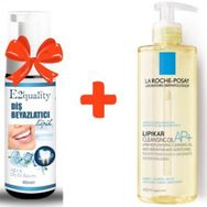 La Roche Posay Lipikar Cleansing Oil 400 ml Vücut Yıkama Yağı+E2'Quality E2'quality Diş Beyazlatıcı Köpük