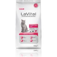 La Vital 1.5 kg Kısırlaştırılmış Somonlu Formula Yetişkin Kuru Kedi Maması