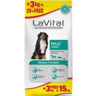 La Vital 12+3 kg Somon Balıklı Büyük Irk Yetişkin Köpek Maması