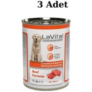 La Vital 3x400 gr Adult Biftekli Bağışıklık Sistemi Destekleyici Yetişkin Köpek Konservesi