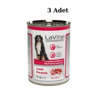 La Vital 3x400 gr Adult Kuzulu Bağışıklık Sistemi Destekleyici Yetişkin Köpek Konservesi