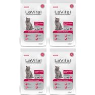 La Vital Somon ve Balıklı Kısırlaştırılmış 4x1.5 kg Kuru Kedi Mama
