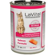 La Vital Somonlu Tahılsız Kısırlaştırılmış 400 gr Kedi Konservesi