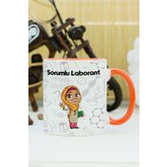 Laborant Turuncu Kupa Bardak
