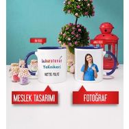Laboratuvar Teknikeri Lacivert Kupa Bardak