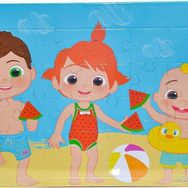 Laco Kids 24 Parca Frame Plaj Co7793 Cocomelon Cocuk Puzzle