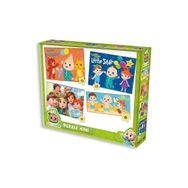 Laço Kids Cocomelon Kutulu Lisanlı 4 Lü Puzzle