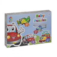 Laço Kids LCBYB003 Baby Puzzles - Taşıtlar / 2+2+3+4 Parça Puzzle
