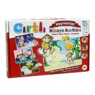 Laço LC7205 Cırtlı Hikaye Kartları Hayvanlar