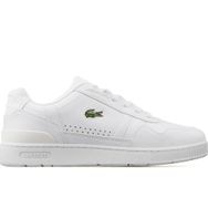 Lacoste 743SMA0023T 21G Beyaz Logolu Bağcıklı Deri Sneaker Erkek Ayakkabı