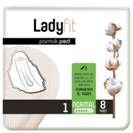 Ladyfit Normal 8 Adet Pamuk Ped