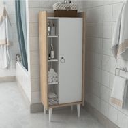 Lagomood Ruby Beyaz Meşe Çok Amaçlı Dolap
