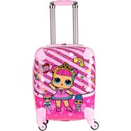 Laguna 02025 Pembe Lol Bebek Yıldızlı Kız Çocuk Valizi