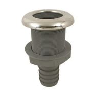 Lalizas 11/2" Krom Flanşlı Hortum Uçlu 38 mm Sintine Çıkışı