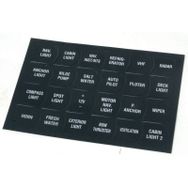 Lalizas 24 Parça Switch Paneller Sticker Seti