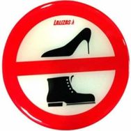 Lalizas "Ayakkabı ile Girilmez" Silikon Sticker