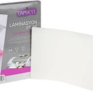 Lamiess 110x230 mm 100'lü 80 Mic Polyester Laminasyon Filmi