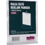 Lamiess K-234 3'lü Dikey Masaüstü Reklam Panosu