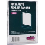 Lamiess K-236 5'li Dikey Masaüstü Reklam Panosu