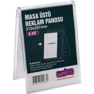 Lamiess K-257 3'lü Dikey Masaüstü Reklam Panosu