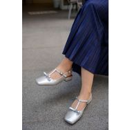 Laminta MARTA Silver Kadın Babet