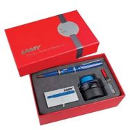 Lamy 14KDS Mavi Safari Dolmakalem Seti