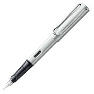 Lamy Al-Star Alüminyum F Uç Whitesilver Gümüş Dolma Kalem