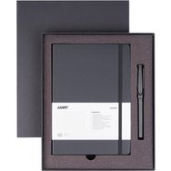 Lamy B3S Yumuşak Kapak 96 Yaprak Çizgili A5 Siyah Defter