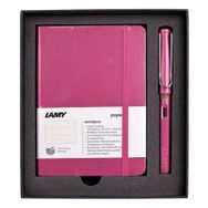 Lamy B4P-13P-M Yumuşak Kapak Pempe A6 ve Pembe Dolma Kalem Set