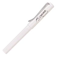 Lamy Safari 319BA Parlak Beyaz Atatürk İmzalı Roller Kalem