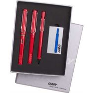Lamy TB3-16DRV Kırmızı Safari 3lü Kalem Seti