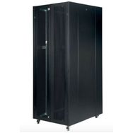 Lande LN-HL-42U80100-BL-BAAA 42U Ön Arka Kapak Perfore 80x100 Dikili Tip Boş Kabinet