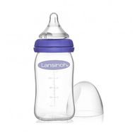Lansinoh Cam 160 ml Biberon + Natural Wave Yavaş Akış Biberon Emziği