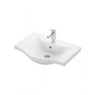Lapino Beyaz Basic 65 cm Konsollu Lavabo
