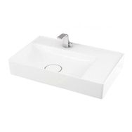 Lapino Infinity 60 cm Tezgah Üstü Dikdörtgen Beyaz Lavabo