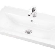 Lapino Sava 80 cm Beyaz Renk Konsollu Lavabo